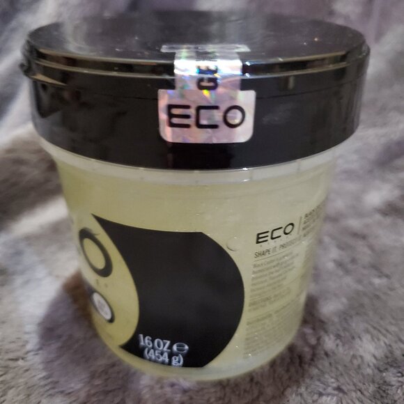 Eco Style Black Castor and Flaxseed Oil Styling GEL Max Hold 16oz - Picture 4 of 9